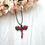 Thumbnail: Floral black dragon necklace 