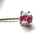 Thumbnail: Cat shaped floral hair pin 