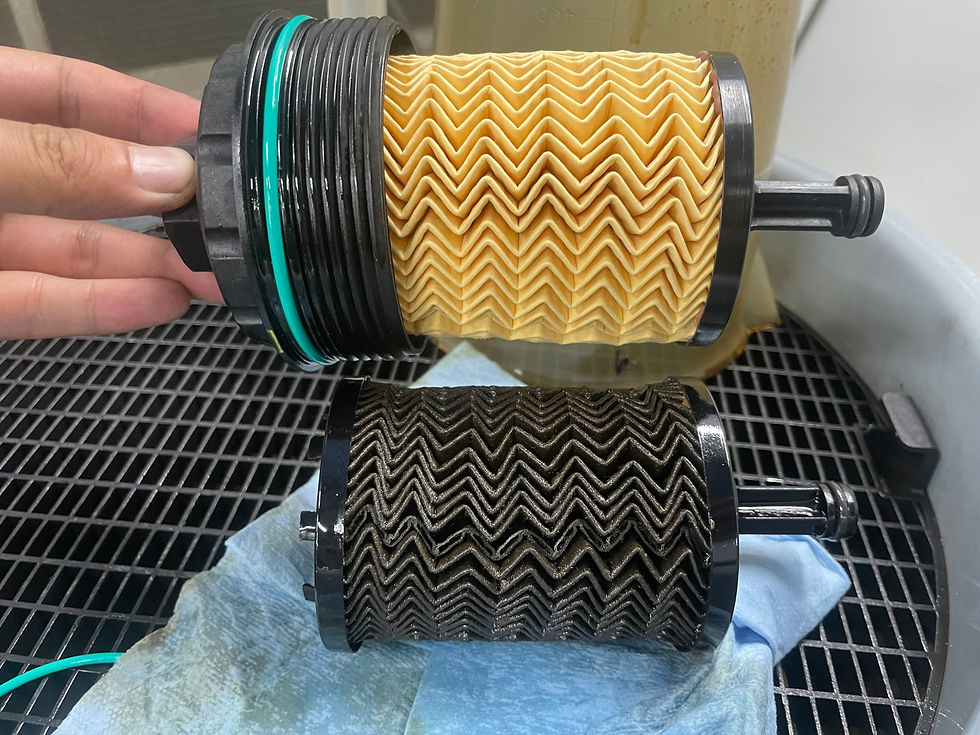 サムネイル： フェラーリ SF90スパイダー エンジンオイル交換