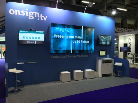 OnSign TV na Brasil Signage Expo