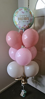 pink balloon arrangement