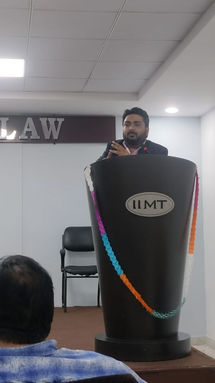 Invitation from IIMT University at knowledge park in Greater Noida