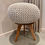 Thumbnail: Pouf stool - cream
