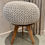 Thumbnail: Pouf stool - cream