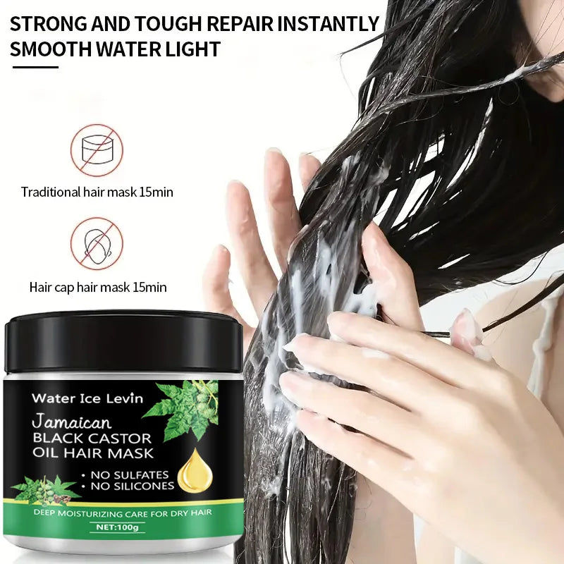 Thumbnail: Masque Capillaire Réparateur à l'Huile de Ricin Noire de Jamaïque