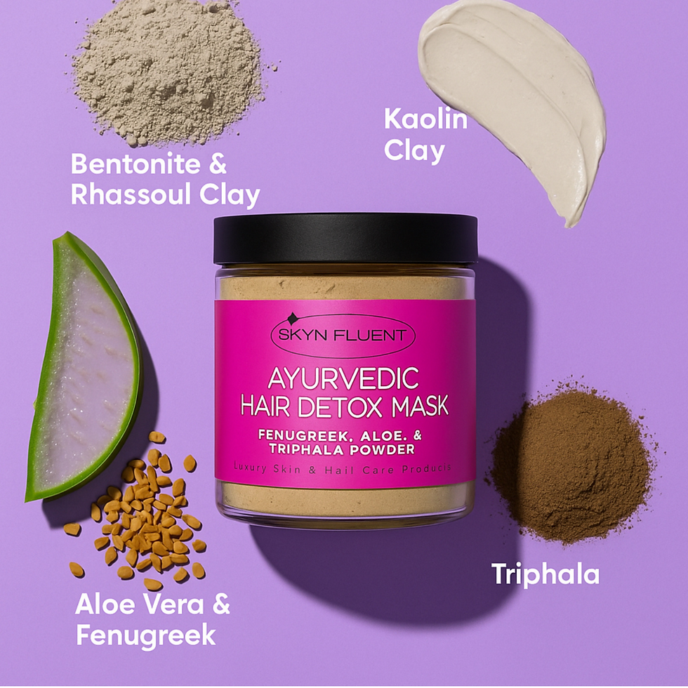 Miniature : Masque Capillaire Détox Ayurvédique | Purification Profonde du Cuir Chevelu