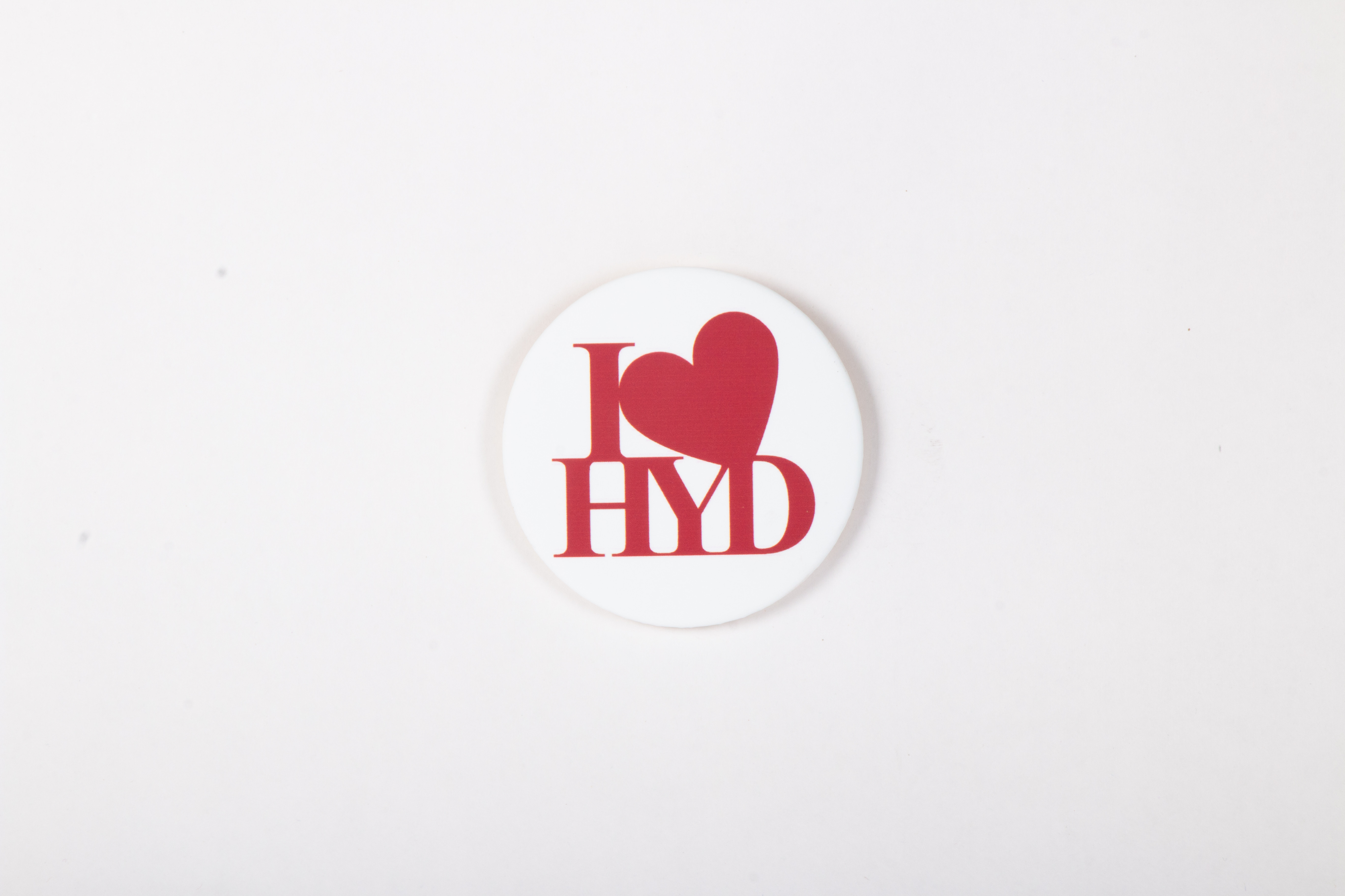 I Love HYD Pin Badge