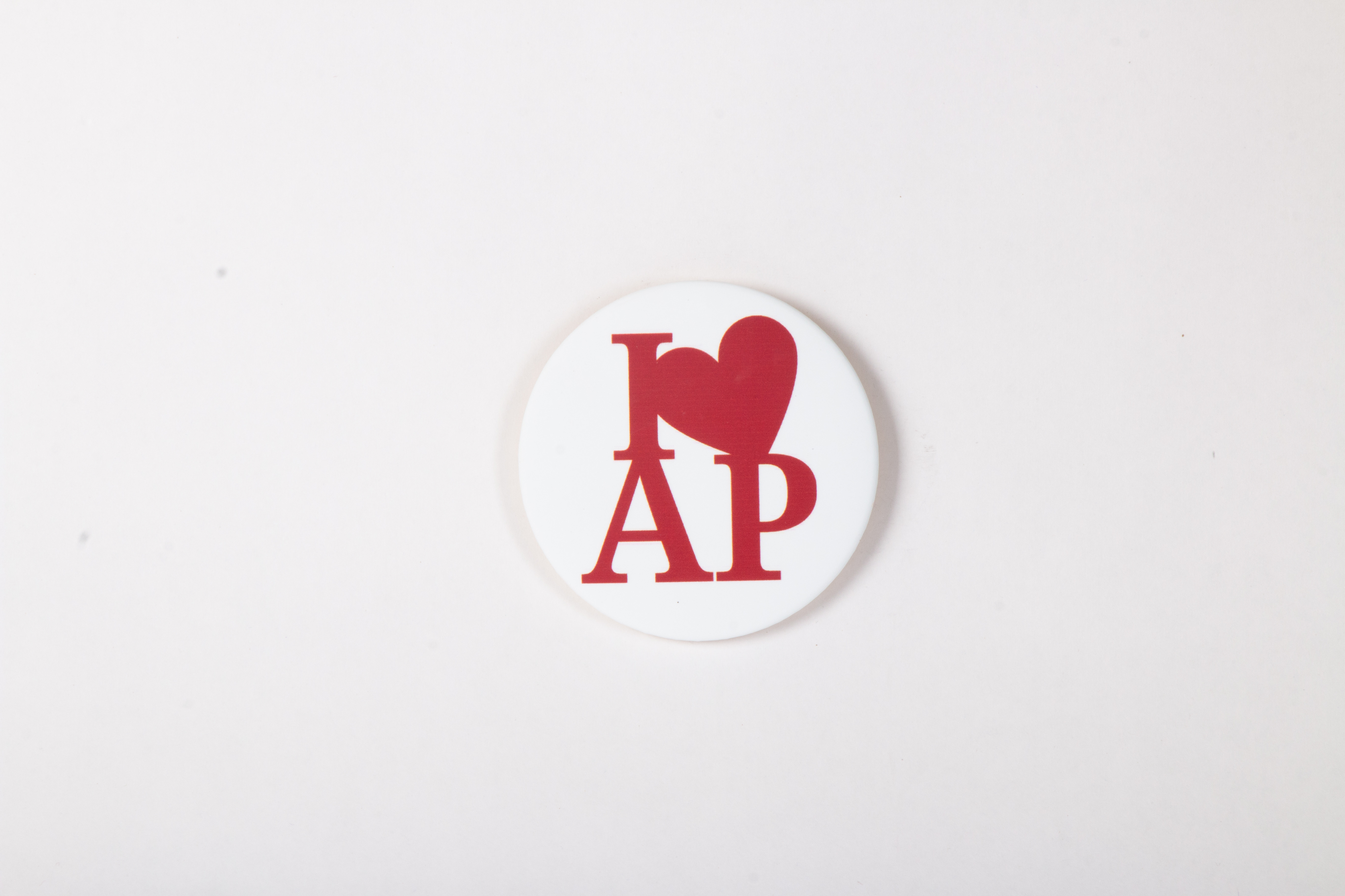 I Love AP Pin Badge