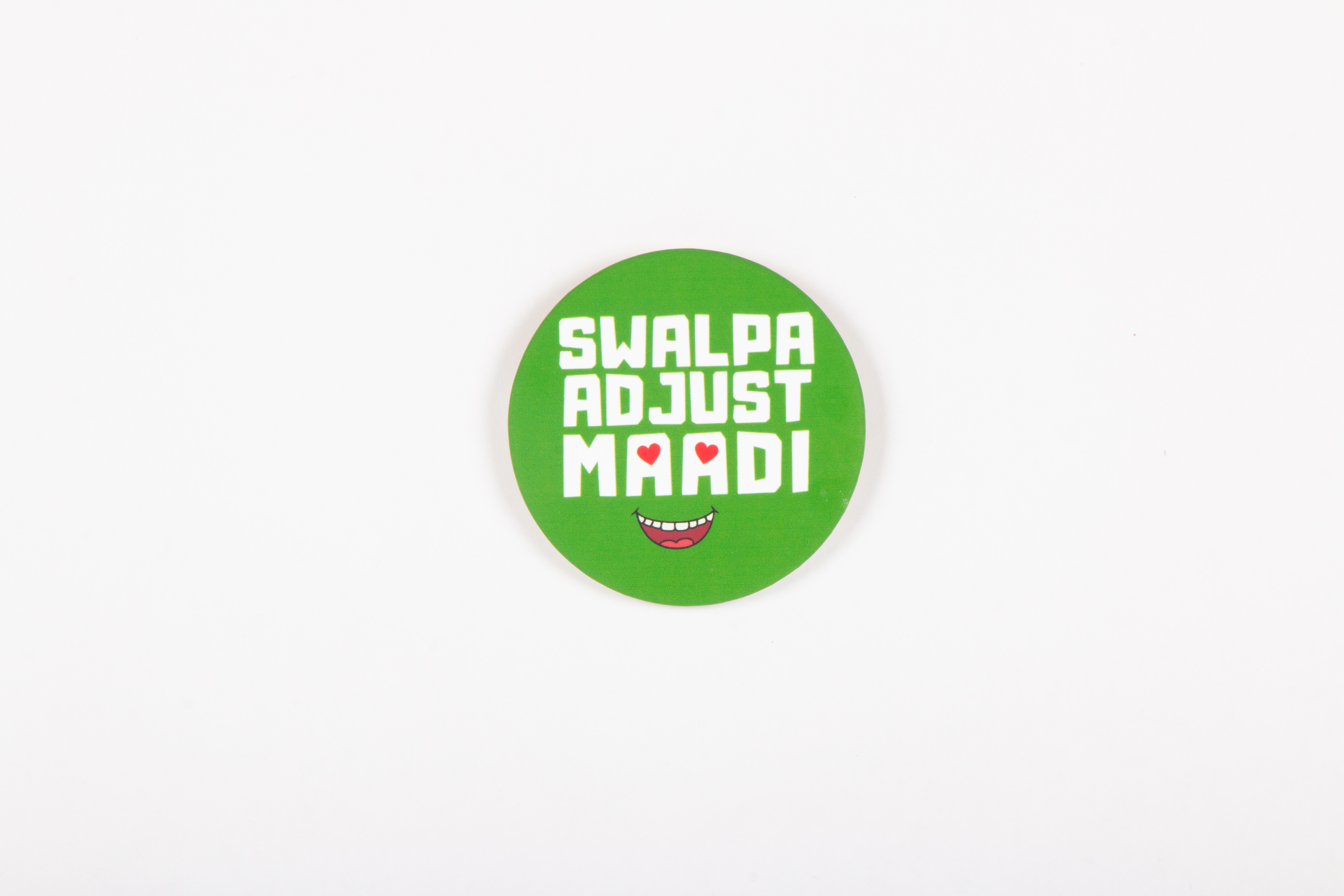 Adjust Maadi Pin Badge