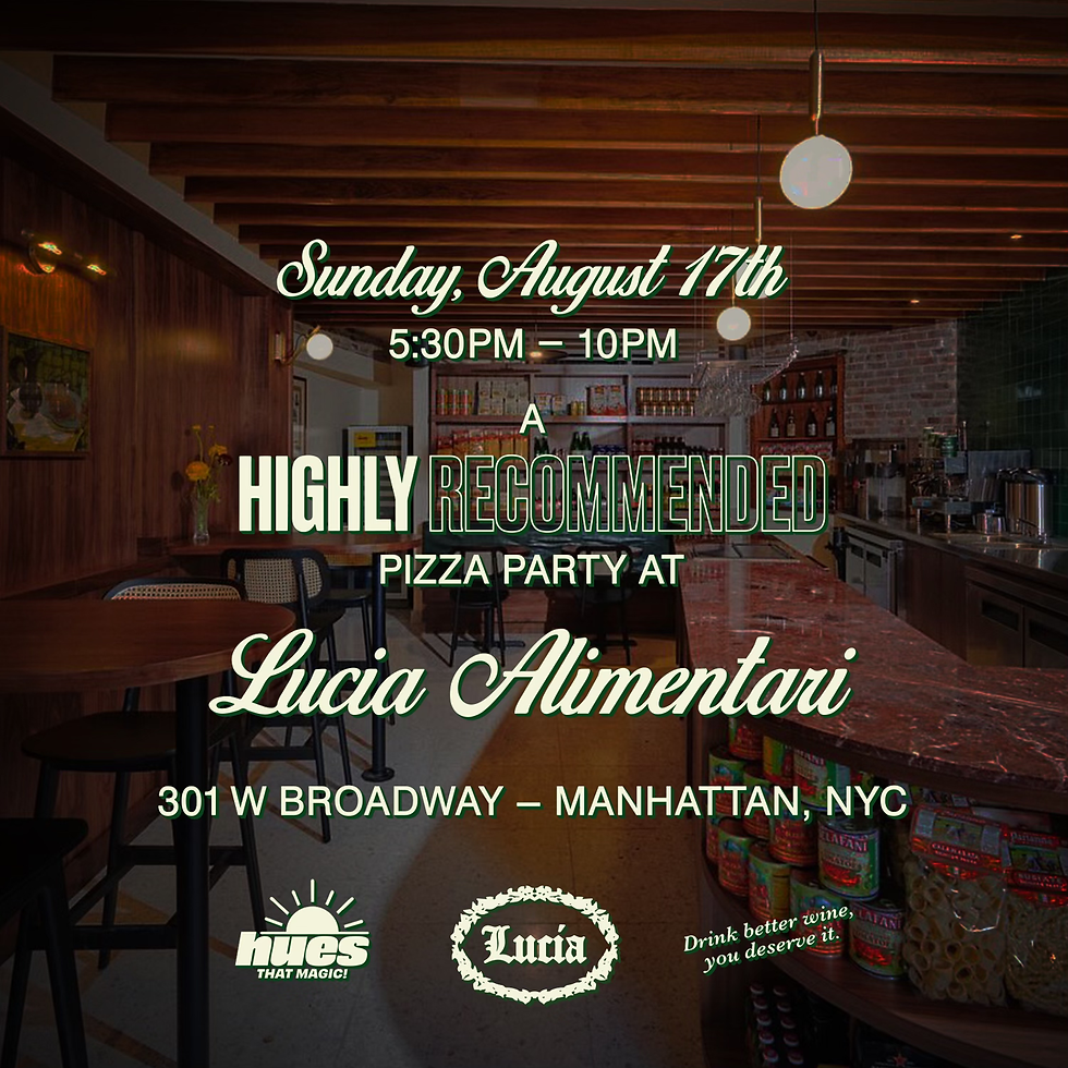 Highly Recommended NYC pizza party 