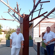 Une inauguration artistique à la mairie de Bouchet