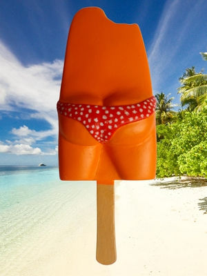 Modèle de glace sexy en innovation sur le marché des glaces