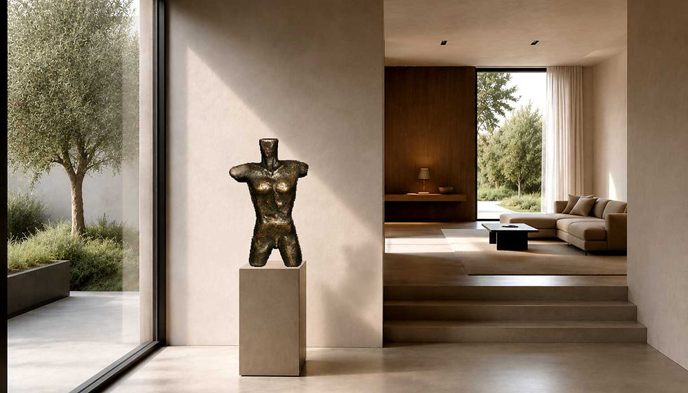 conseils décoration intérieur avec sculptures contemporaines Arson sculpteur français