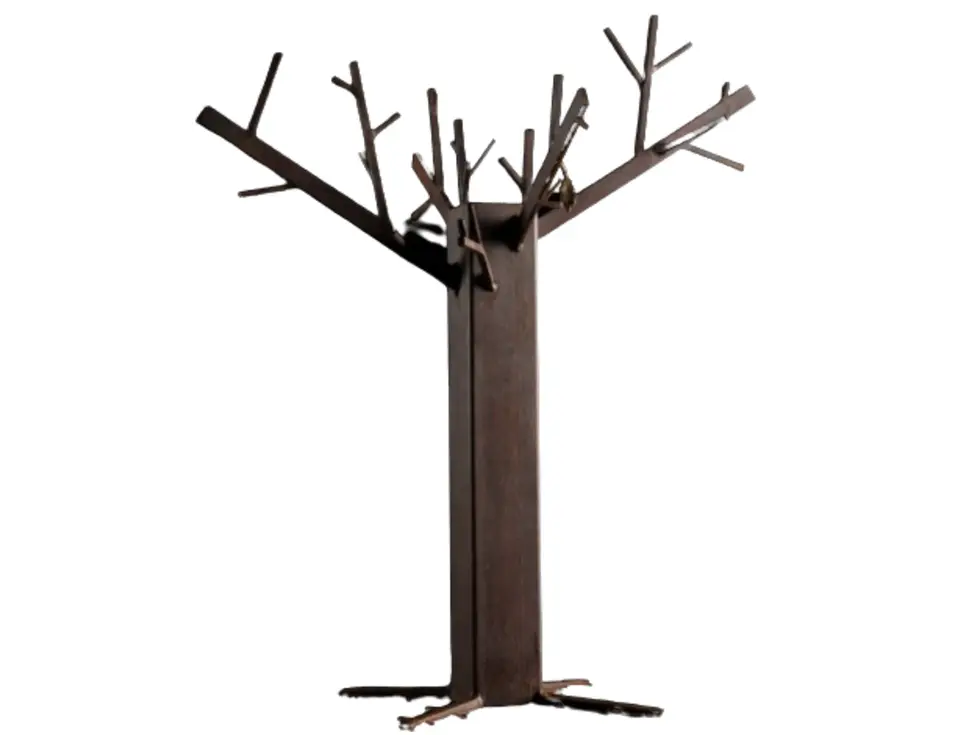 Arbre nu en métal, sculpture contemporaine environnementale - Arson