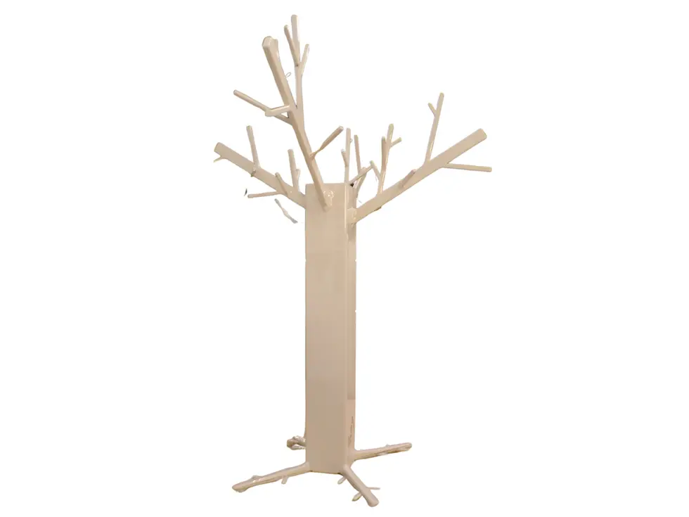 Arbre métallique nu, sculpture contemporaine aux lignes fines et expressives, arson