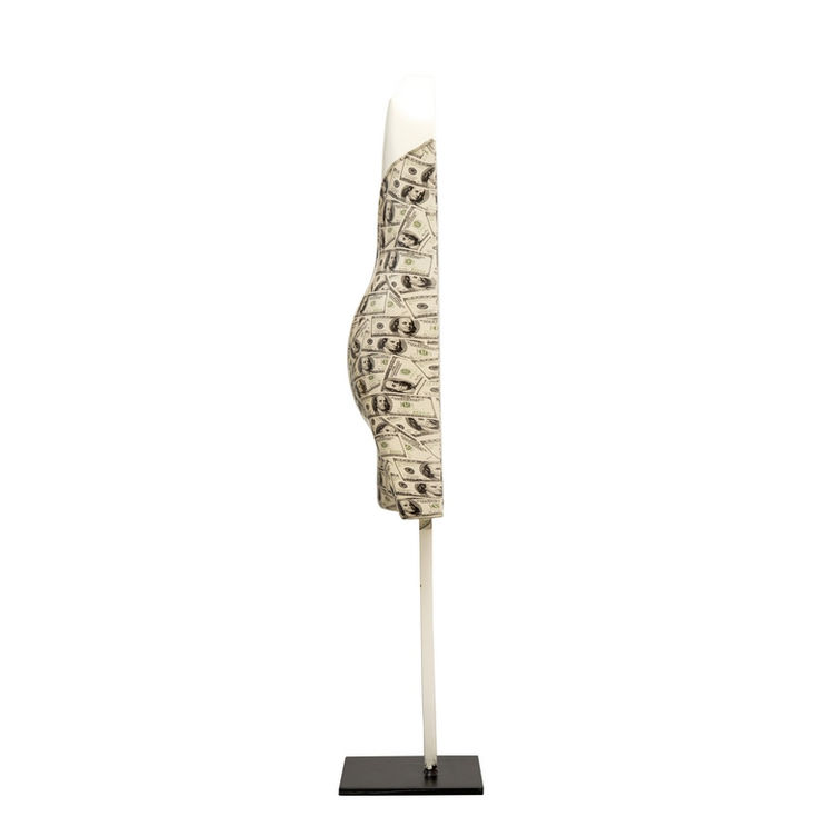 Sculpture pop résine Esculmau dollars - Arson sculptures