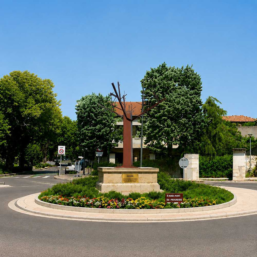Investissement communal dans une sculpture contemporaine pour son espace public