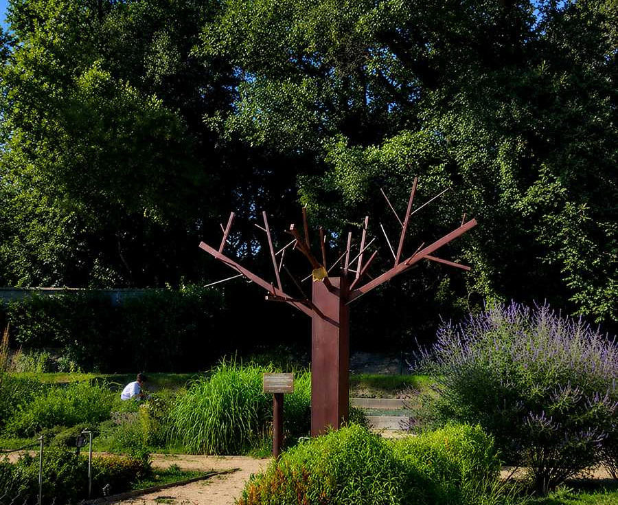 sculpture contemporaine monumentale environnementale arbre métallique Arson sculpteur contemporain français