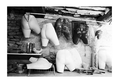 Atelier du sculpteur contemporain Français Arson