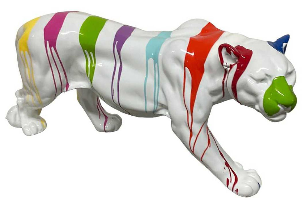 sculpture industrielle contemporaine galerie art importation