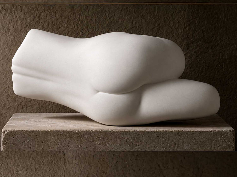 sculpture contemporaine corps féminin nu plâtre marbre femmes art classique contemporain Arson sculpteur français