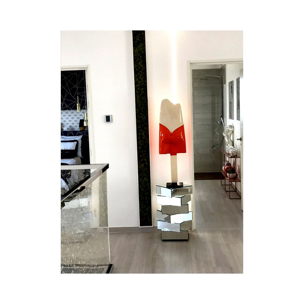 sculpture pop art pour intérieur contemporain