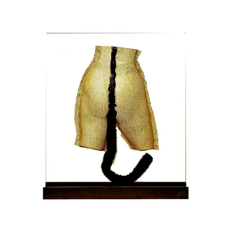 Sculpture Contemporaine en treillis de résine tendance décoration design