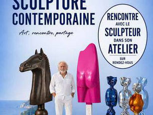 Atelier de sculpture d'Arson à Bouchet - visite sur rendez-vous du sculpteur contemporain français
