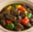 RINDFLEISCH MIT SCHWARZE BOHNEN