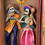 Thumbnail: Peruvian Retablo de Musicial Skeleton Pair