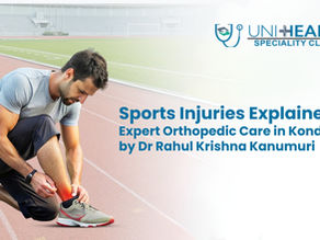 Sports Injuries Explained: Expert Orthopedic Care in Kondapur by Dr Rahul Krishna Kanumuri