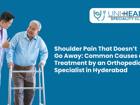 Shoulder Pain That Doesn’t Go Away: Common Causes and Treatment by an Orthopedic Specialist in Hyderabad