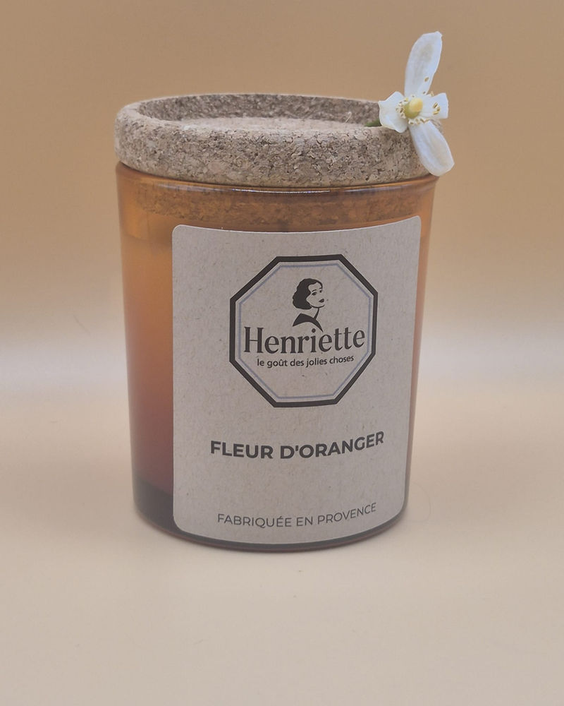 Bougie Fleur d'Oranger — Méditerranéenne et solaire, une fleur d'oranger lumineuse.