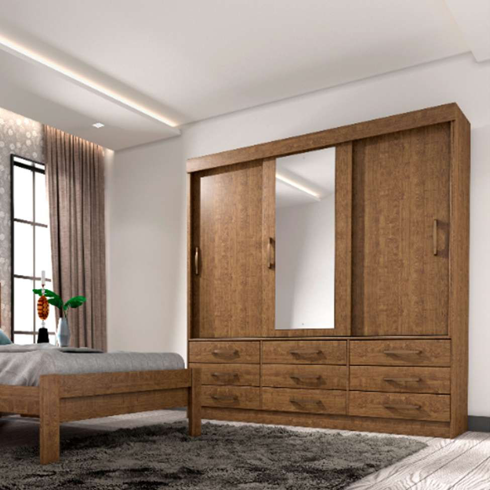 G.Roupa turim 3 portas e 9 gavetas