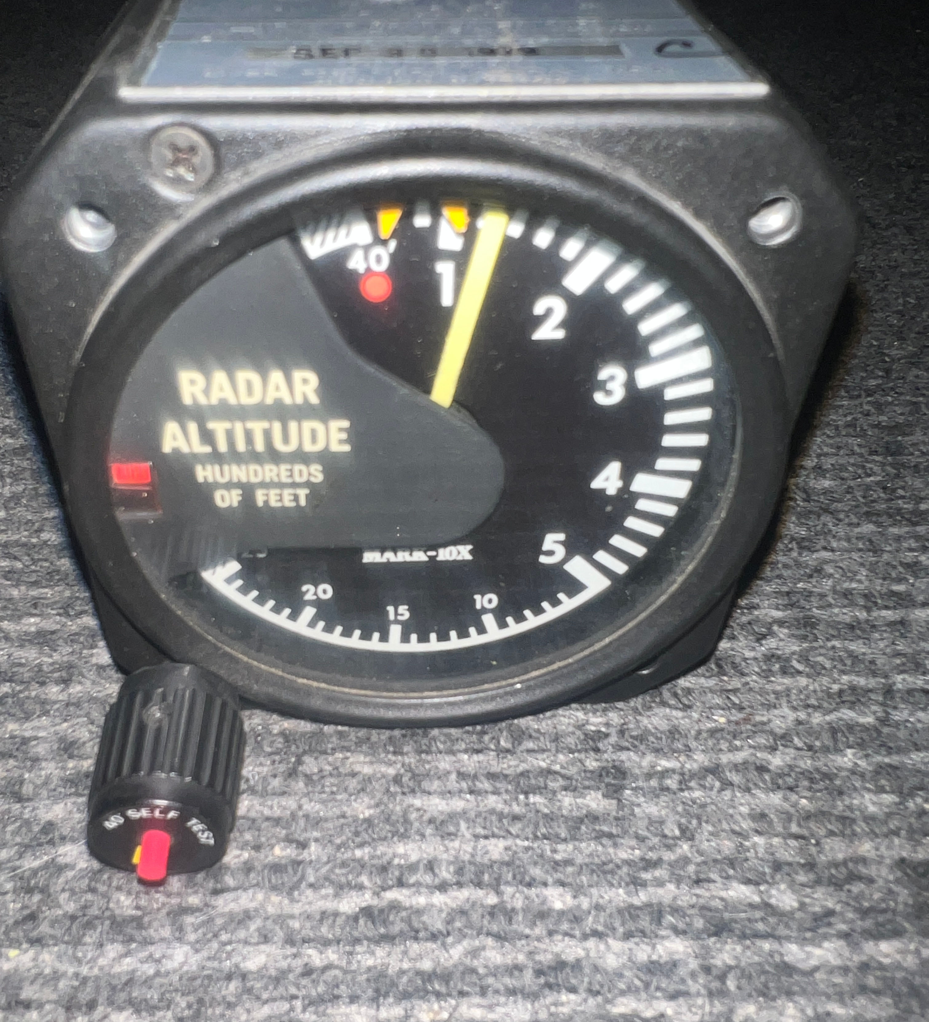 Bonzer Radar Altimeter Indicator AI-76 P/No: BPN104-0175-00