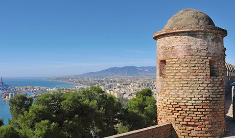 Gibralfaro Castle above Málaga