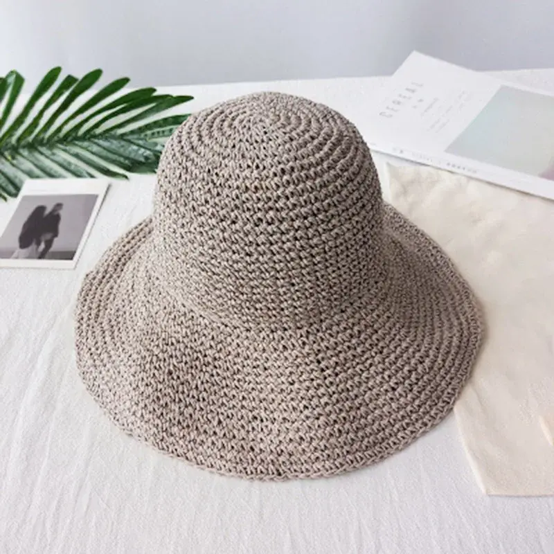 Thumbnail: Straw  Panama Style Bucket Cap