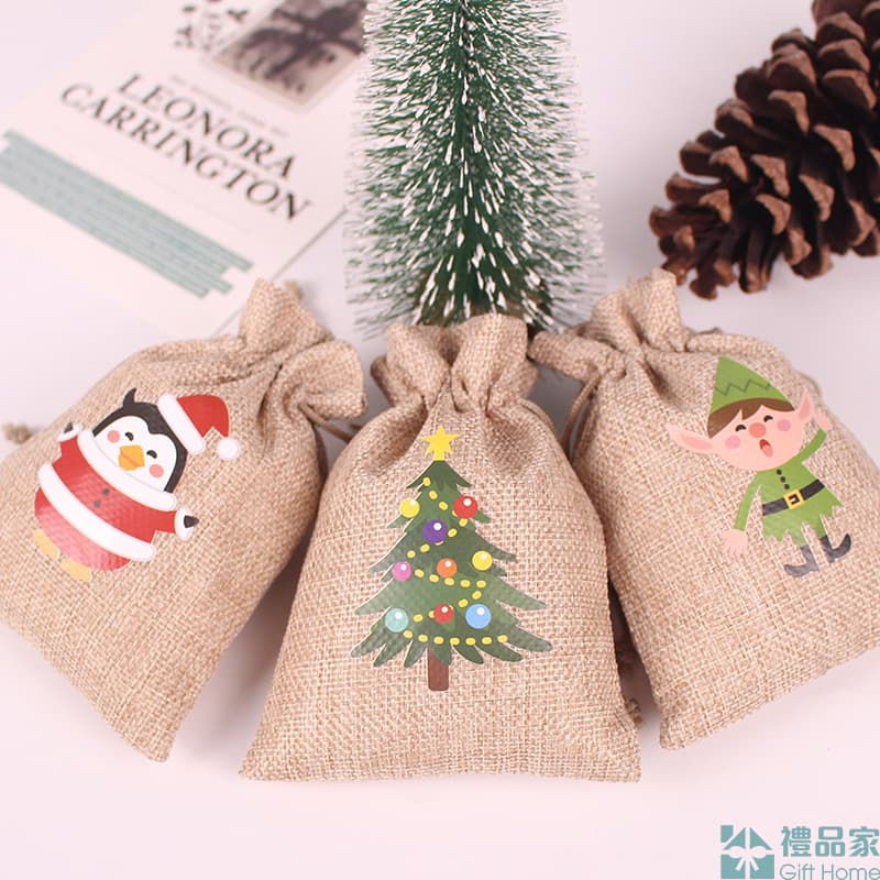縮圖：聖誕麻布袋訂製
