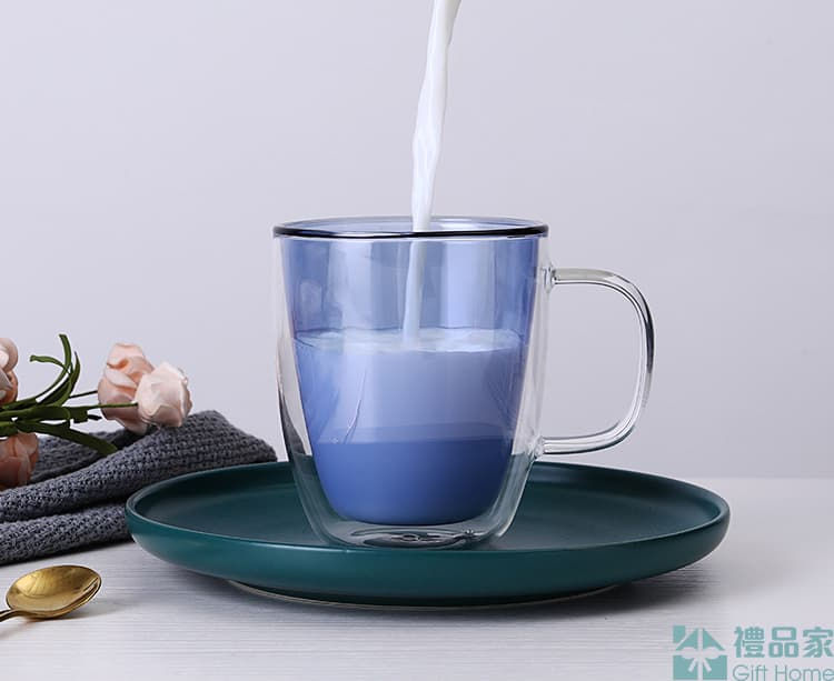 Thumbnail: 彩色內膽玻璃雙層杯