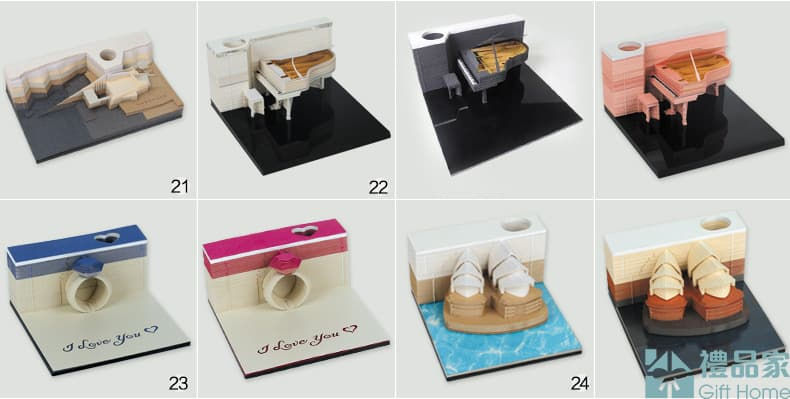 Thumbnail: 3D立體便簽本訂製