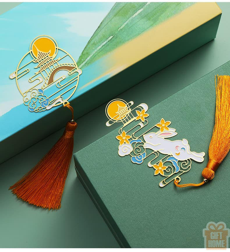 縮圖：中秋金屬書簽