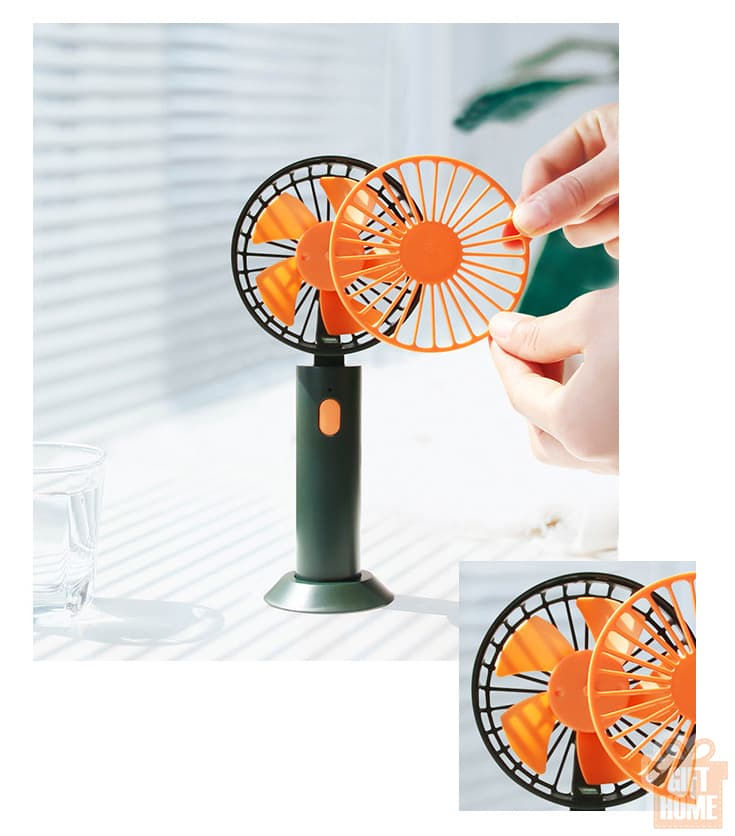 Thumbnail: Morandi contrast color handheld fan