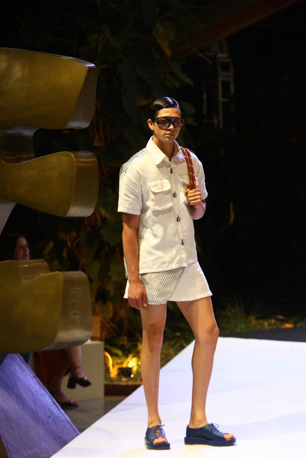Desfile de Sergio Calado na primeira edição do Metrópoles Catwalk