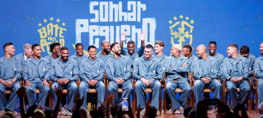 Seleção Brasileira vai à Copa do Mundo 2026 vestindo uniforme criado por Ricardo Almeida
