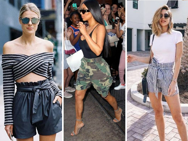 short feminino moda 2019