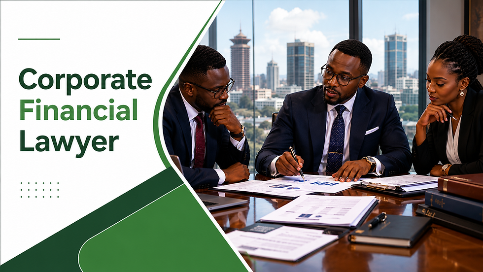 Navigate Complex Financial Regulations with a Corporate Financial Lawyer 