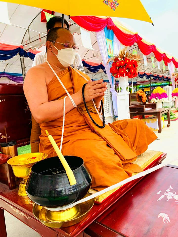 เจ้าอาวาสวัดจุกเฌอเจ้าคณะตำบลบางไผ่ อ.เมือง จ.ฉะเชิงเทราเมตตาเดินทางไปนั่งปรกอธิฐานจิตภาวนาวัตถุม