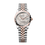 Thumbnail: Super Clone Rolex , Silver, Floral Motif Set With Diamonds , 31 mm