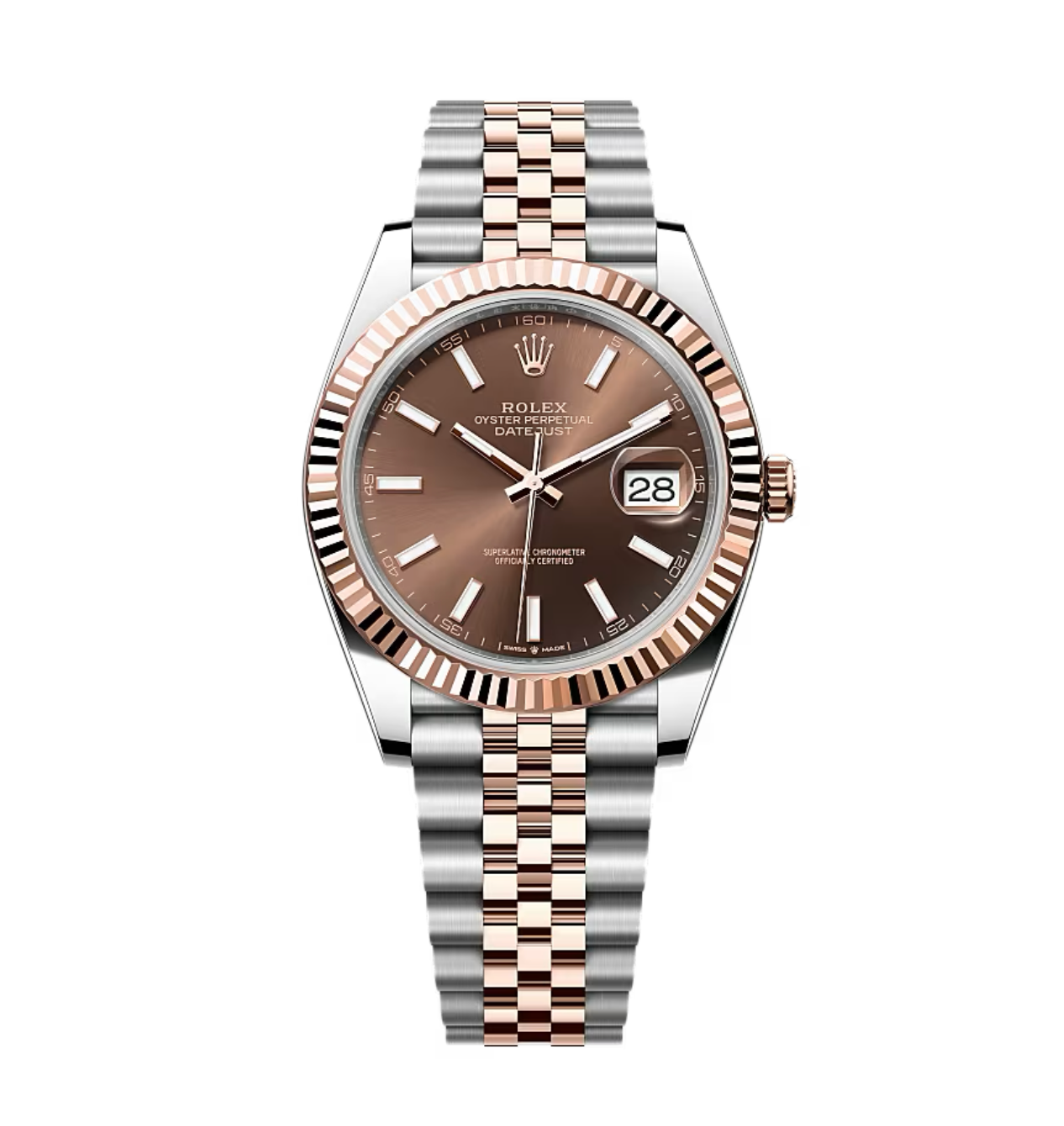 Super Clone Rolex Datejust Everrose Chocolate Jubilee