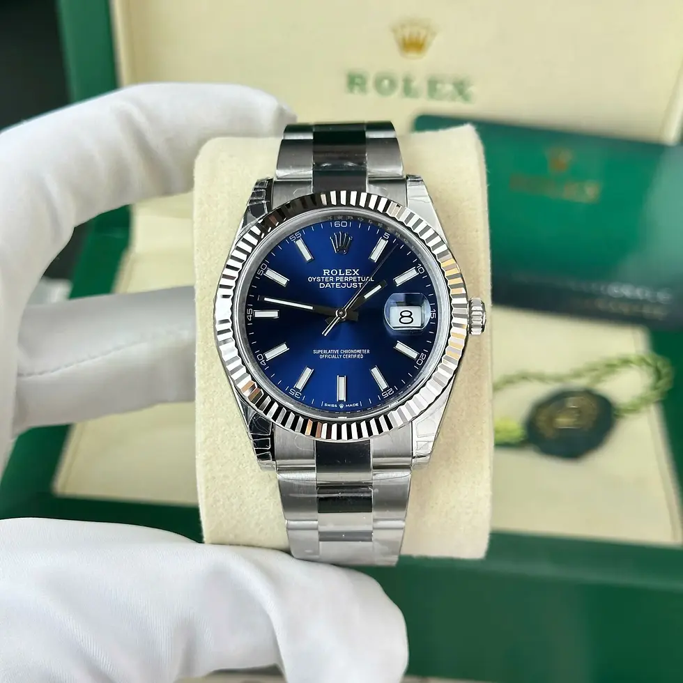 Thumbnail: Rolex Datejust Blue Dial 126334-0001 41 mm – Swiss Made